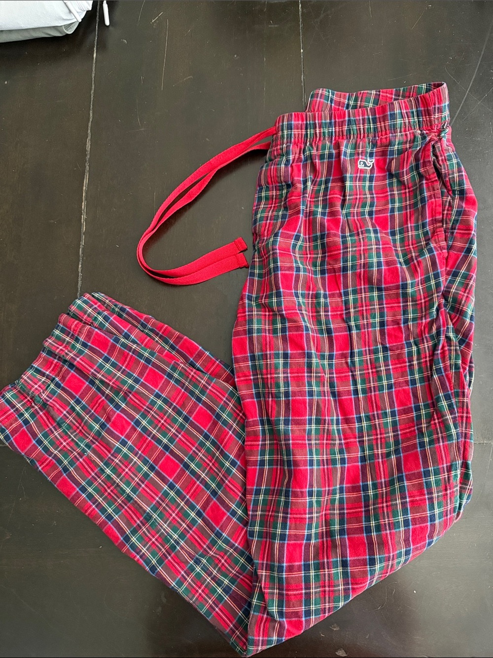 Men’s Vineyard Vines Red Plaid Flannel Lounge Pants